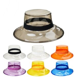Plastic visor fisherman hat