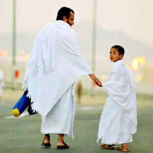 Spot Worship Scarf Pilgrimage Suit Middle East Arab Men's Solid Color Two-piece Set